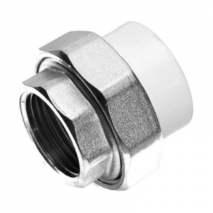 Муфта PP-R комбинированная под ключ белая ВР Дн 90х3" VALFEX 10134090