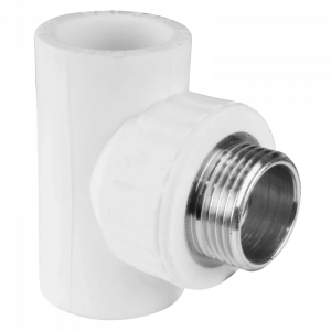 Тройник PP-R комбинированный белый НР Дн 20х1/2" VALFEX 10128020