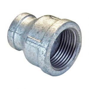 Муфта переходная чугун оц Ду 50х32 (2"х1 1/4") ВР, DN 50