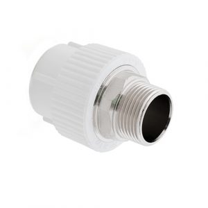 Муфта PP-R комбинированная под ключ белая НР Дн 63x2" RTP (РосТурПласт) 10670