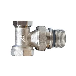 Клапан запорный радиаторный угловой с уплотнительным кольцом 3/4 MC THERMA Q