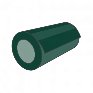 Рулон ГЦ_полимер 0.5х1250 Zn100 RAL 6005 ММК, марка 08пс/сп