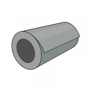 Рулон ГЦ_полимер 0.45х1250 Zn140 RAL 7004 ММК, марка 08пс/сп