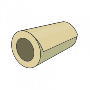 Рулон ГЦ_полимер 0.45х1250 Zn140 RAL1014 Северсталь, марка Ст02