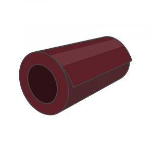 Рулон ГЦ_полимер 0.5х1250 Zn140 RAL 3005 Северсталь, марка Ст02