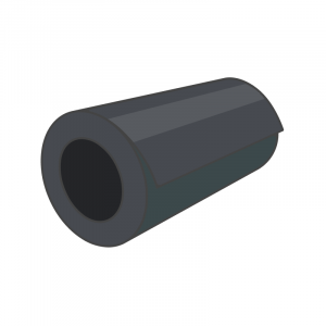 Рулон ГЦ_полимер 0.5х1250 Zn140 RAL 7024 Северсталь, марка Ст02