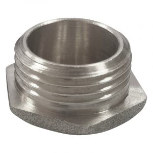 Заглушка латунь никель Ду 32 (1 1/4") НР VALFEX VF.583.N.114, DN 32