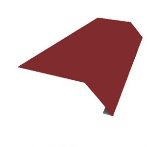 Планка карнизная 0,45х100х65х2000 RAL3005 винно-красный