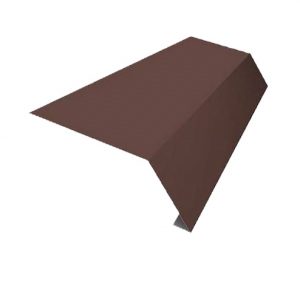 Планка карнизная 0,45х100х65х2000 RAL8017 шок-кор