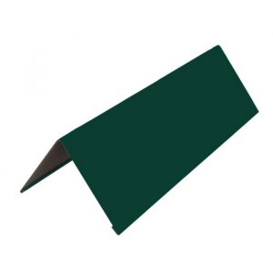 Конек плоский с подгибом 0,45х150х150х2000 RAL 6005 зеленый мох