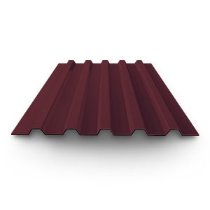 Профнастил окрашенный С20 0,5х1100(1150)х2000 RAL 3005 винно-красный