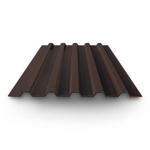 Профнастил окрашенный 0.6х1100х6000 RAL 8017 Россия С20